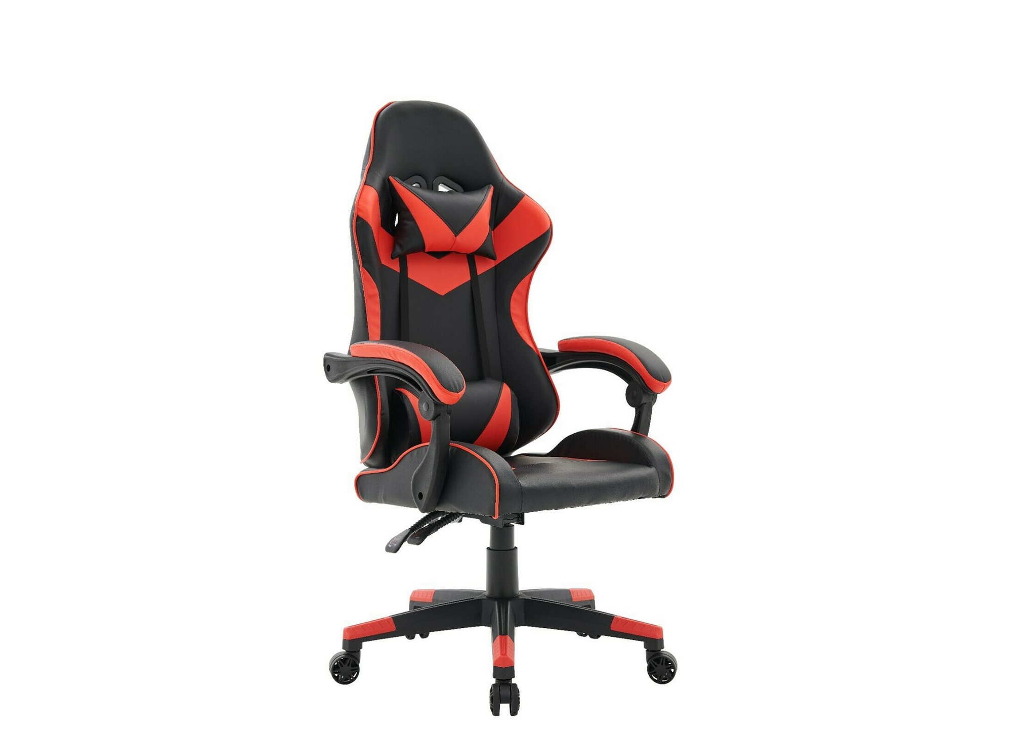 Fauteuil gaming  en simili cuir noir et rouge PIXEL