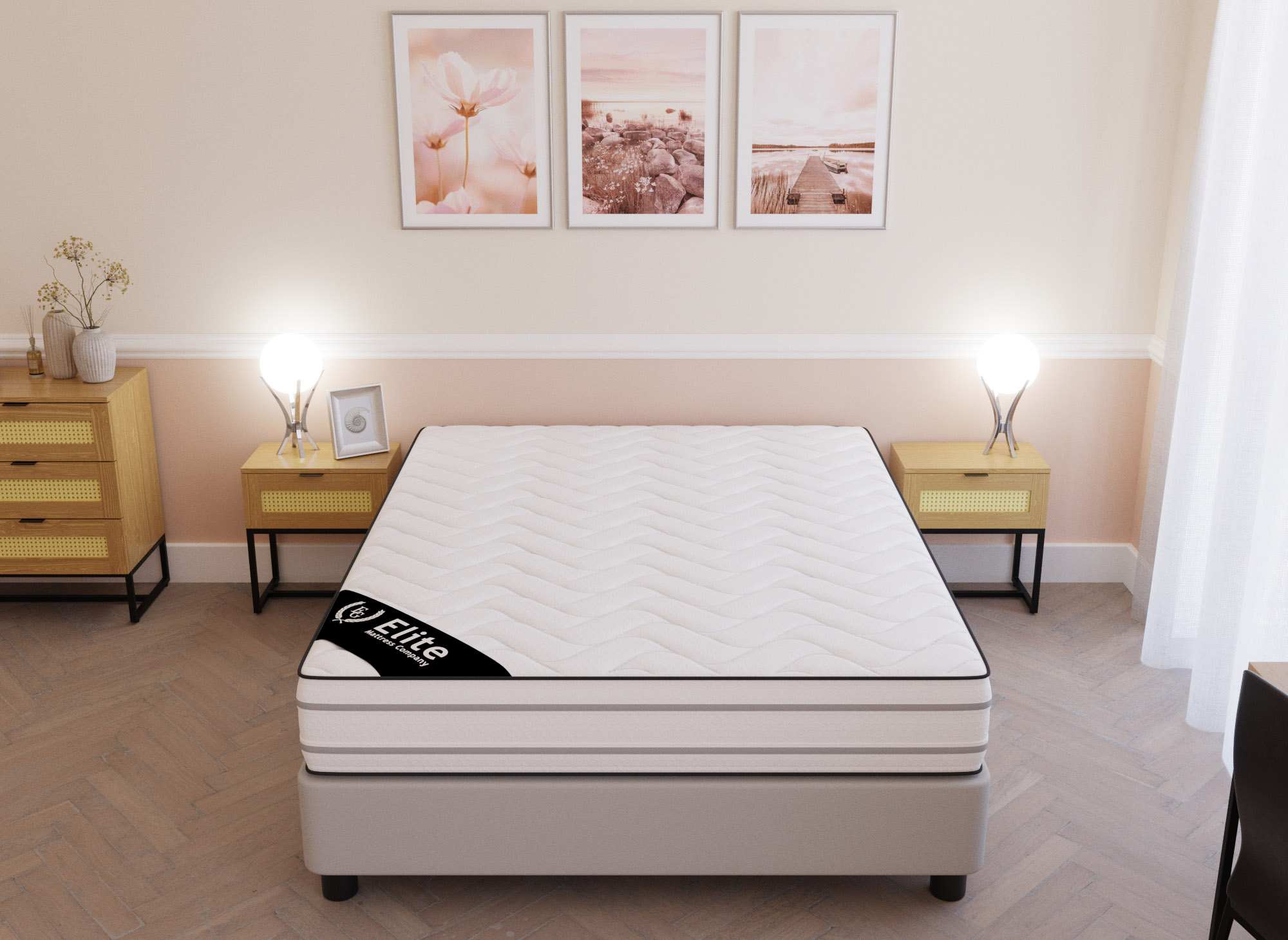 Matelas mémoire de forme 140 x 190 cm épaisseur 25 cm