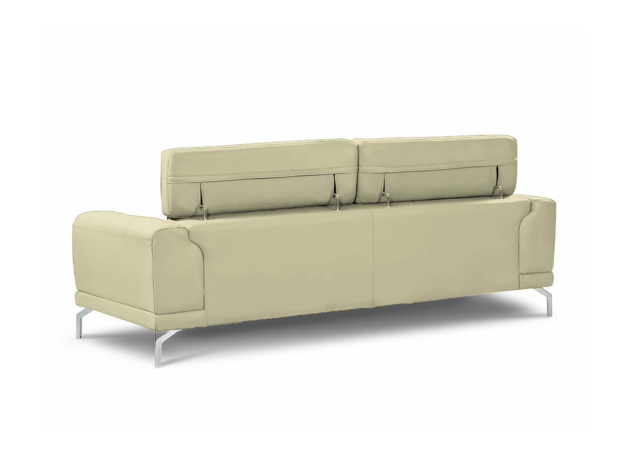 Canapé design contemporain beige 3 places BRITTA