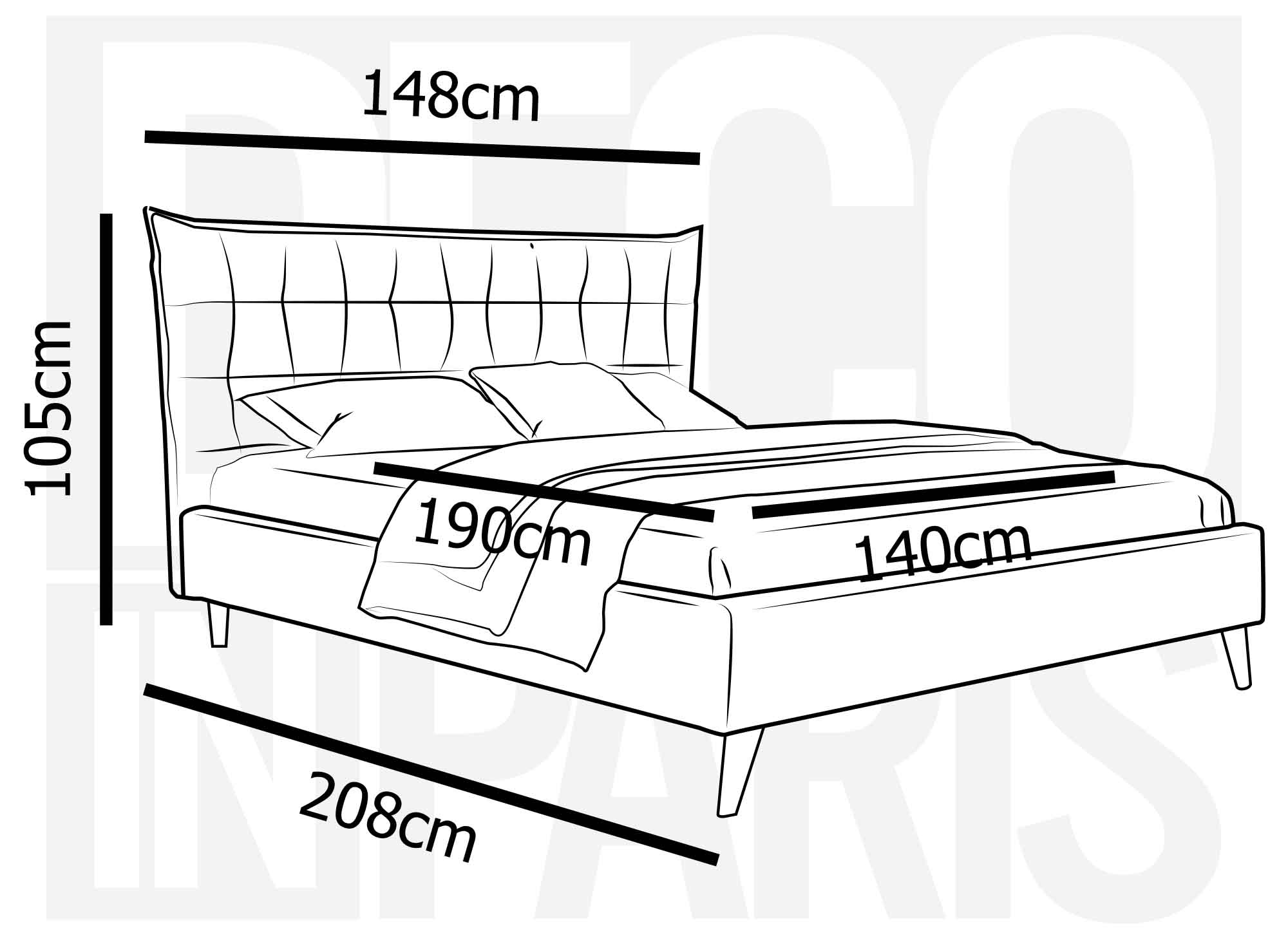 Tailles et dimensions des lit doubles : comment choisir ? Tediber