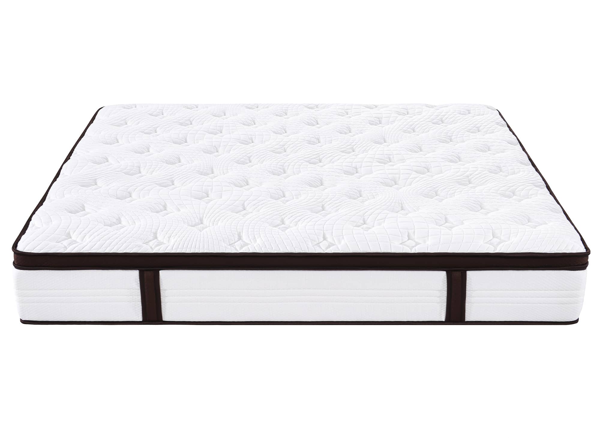 Matelas hybride mousse et ressorts ensachés 160 x 200 cm épaisseur 30 cm MANOA
