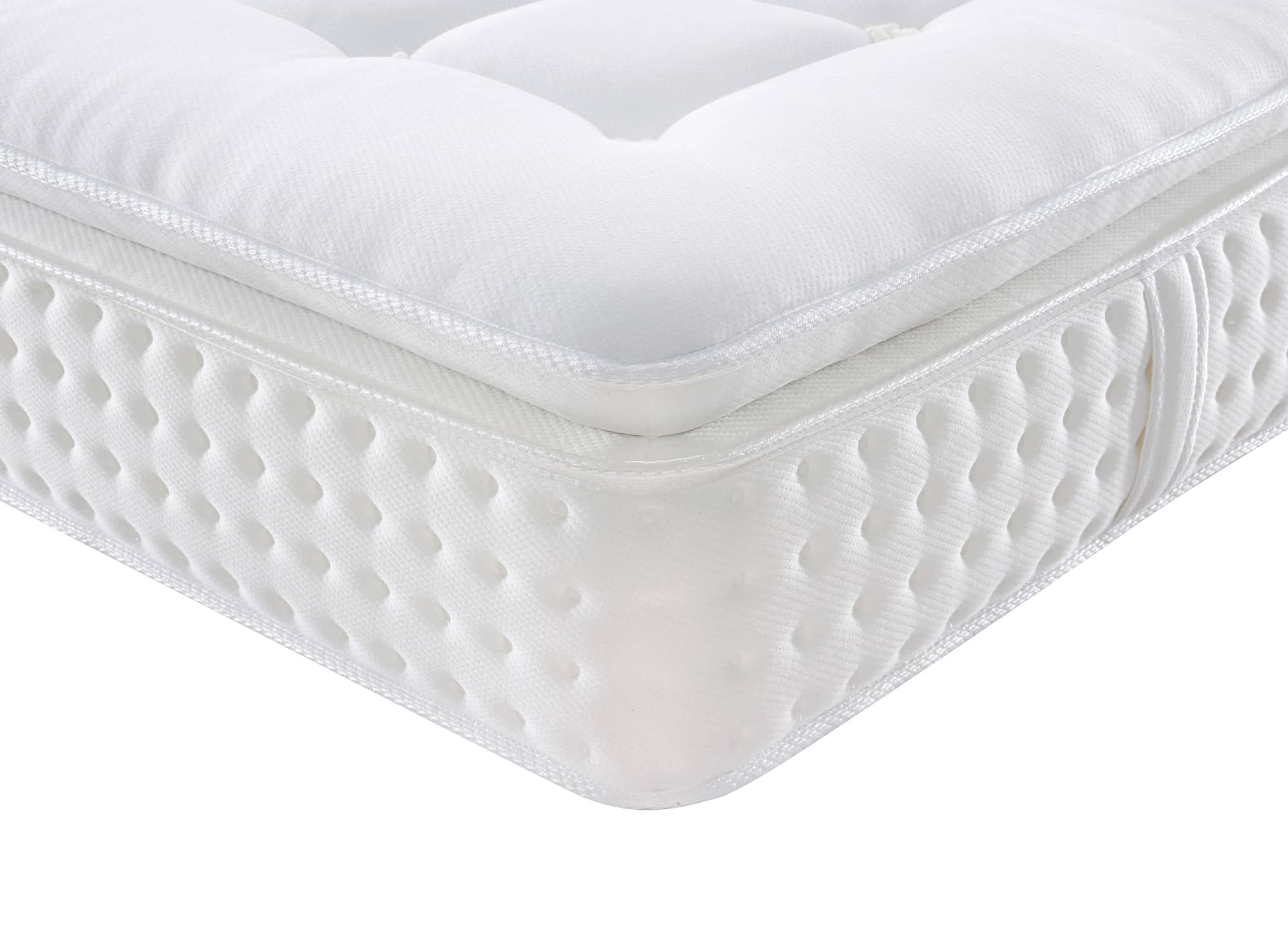 Matelas hybride mousse mémoire en gel et ressorts ensachés 160  x 200 cm épaisseur 31 cm SERENA