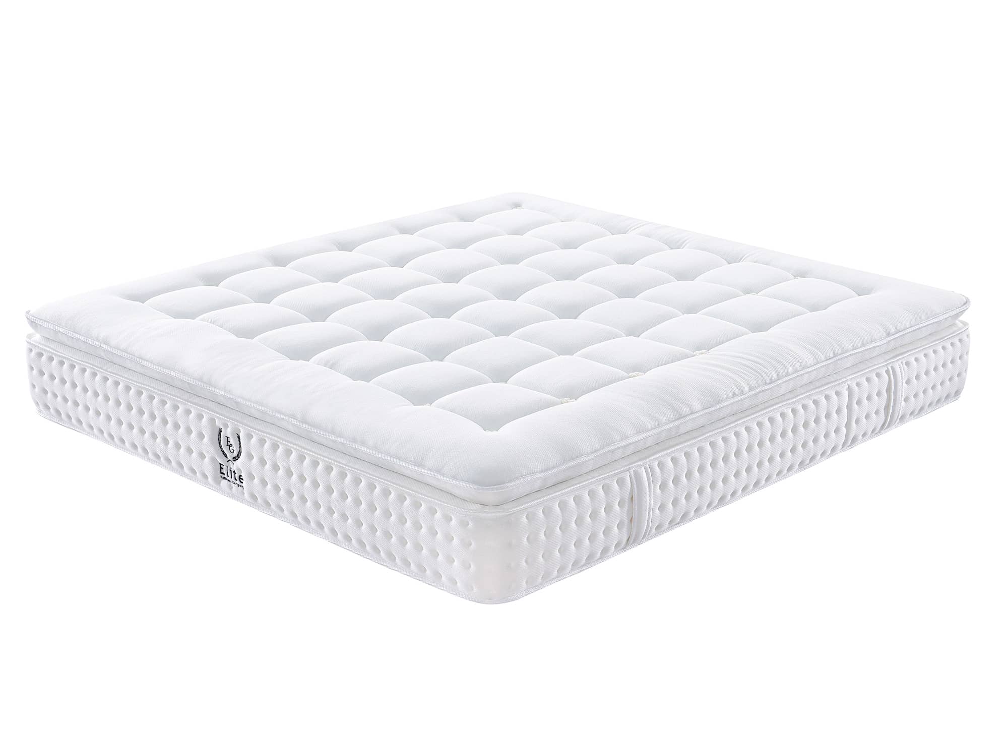 Matelas hybride mousse mémoire en gel et ressorts ensachés 160  x 200 cm épaisseur 31 cm SERENA