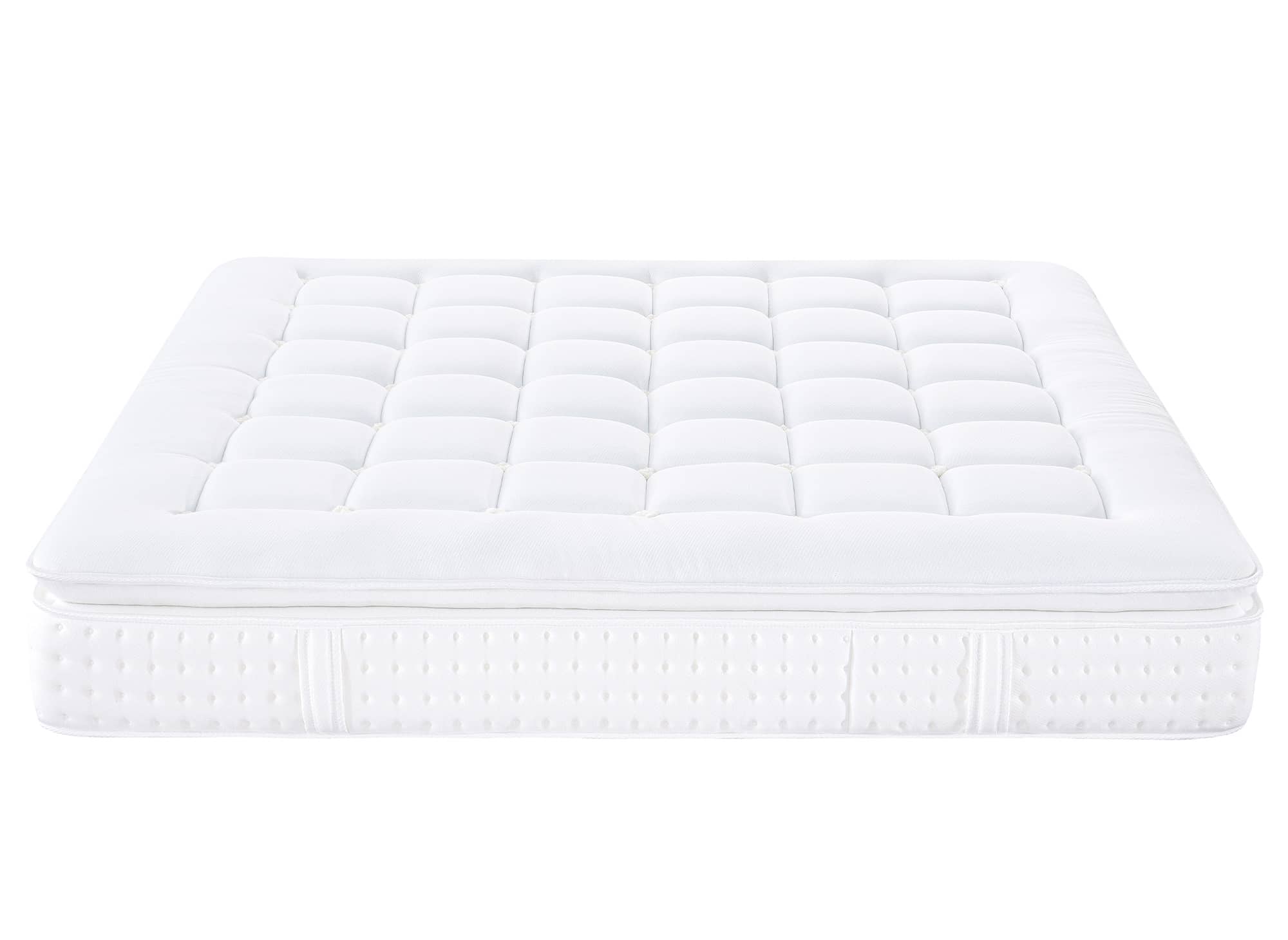 Matelas hybride mousse mémoire en gel et ressorts ensachés 160  x 200 cm épaisseur 31 cm SERENA
