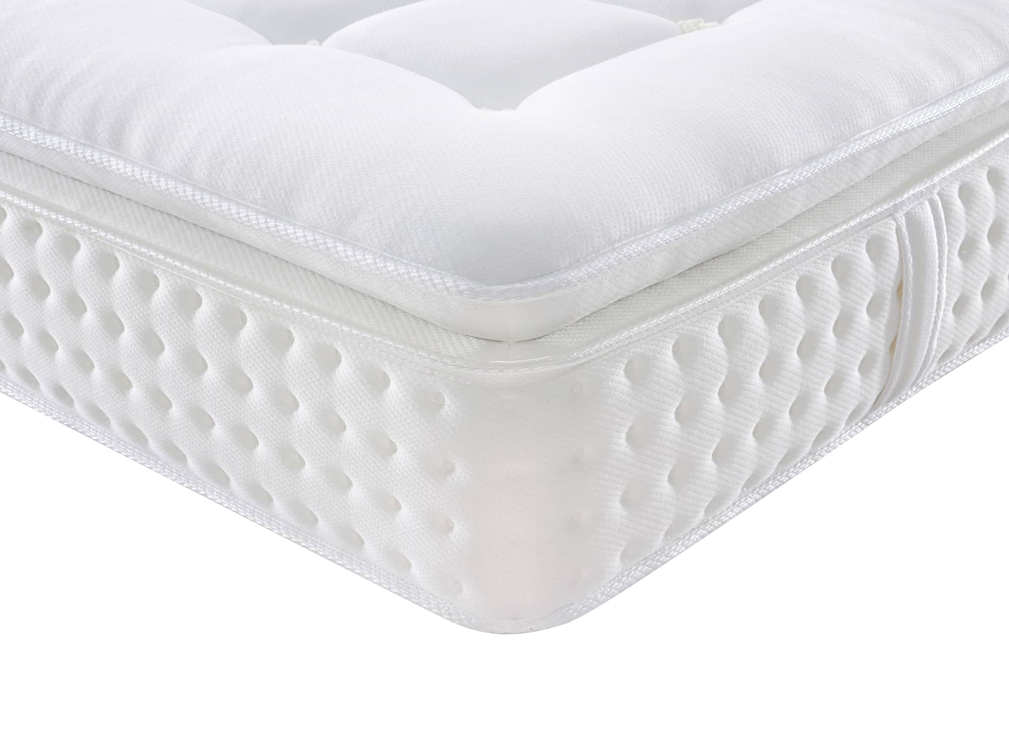 Matelas hybride mousse et ressorts ensachés 140 x 190 cm épaisseur 30 cm  MANOA