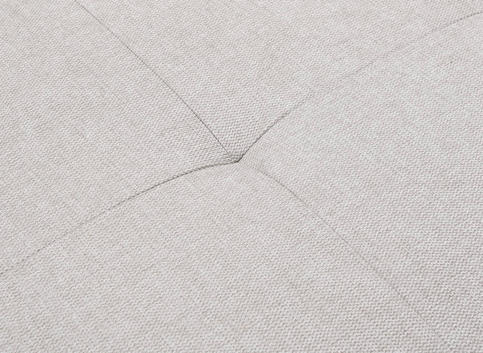 Canapé d'angle convertible en tissu beige MONICA - Angle gauche