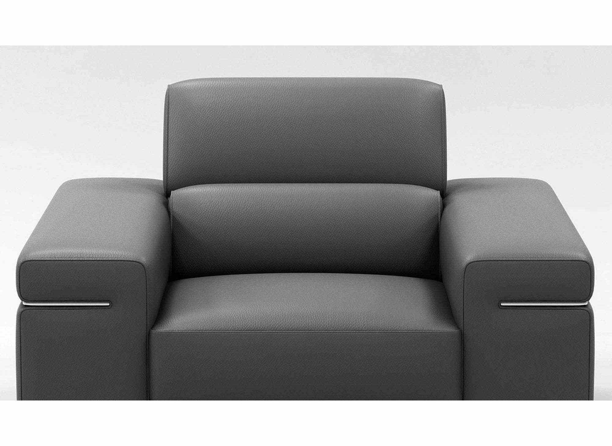 gris THOMAS Fauteuil cuir Fauteuil THOMAS cuir cuir Fauteuil gris OPXkuZiT