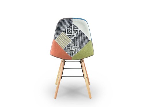 Lot de 4 chaises patchwork design NINA