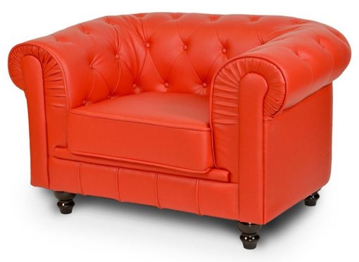 Fauteuil Rouge CHESTERFIELD