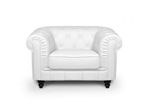 Fauteuil CHESTERFIELD Blanc