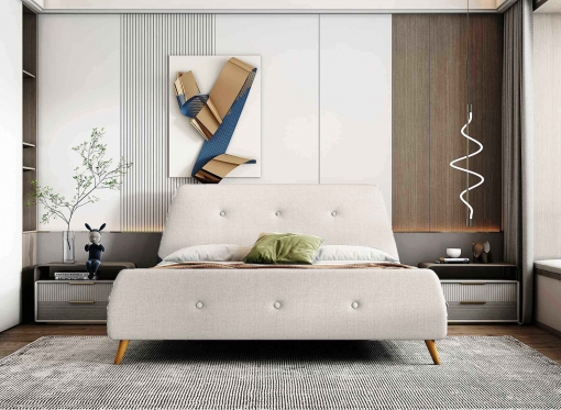 Chambre ado avec lit double 140 x 190 cm - GLICERIO - SO NUIT